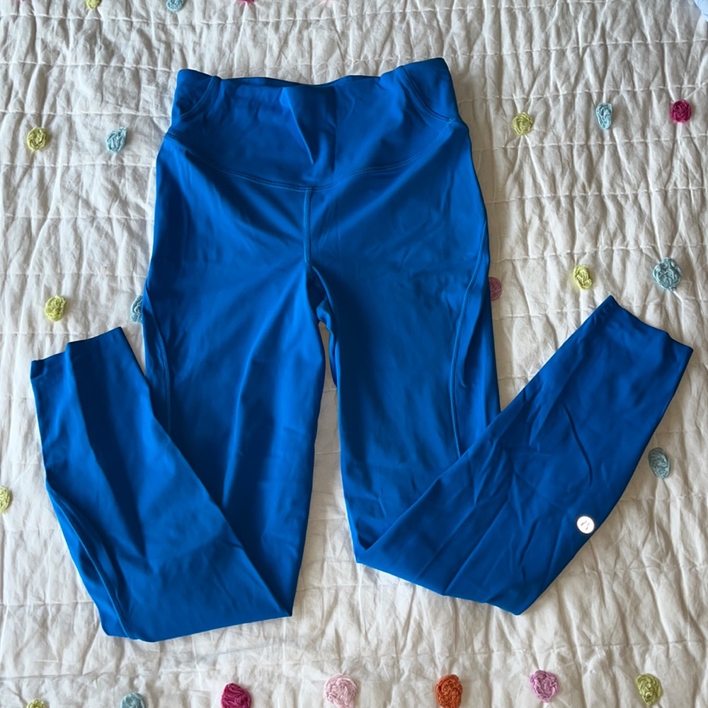 Poolside Blue Bace Pace Leggings